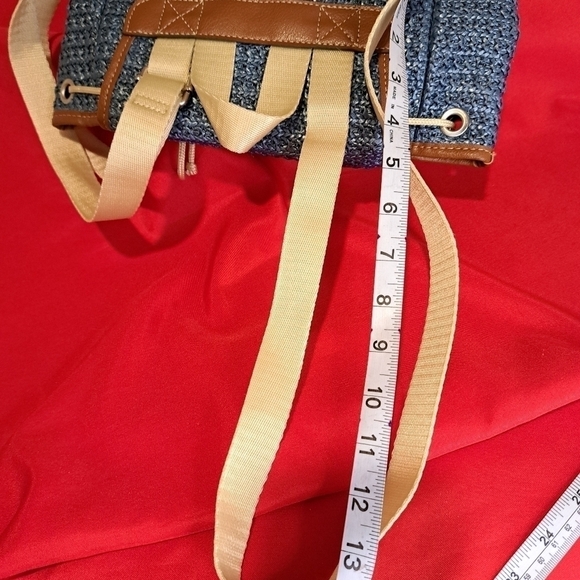 ✨️nwot ✨️Lily Bloom Woven Backpack Blue - Picture 6 of 8